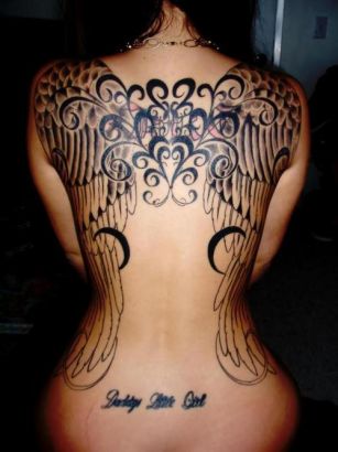 Angel Wings Women Tattoos Designs Image 
